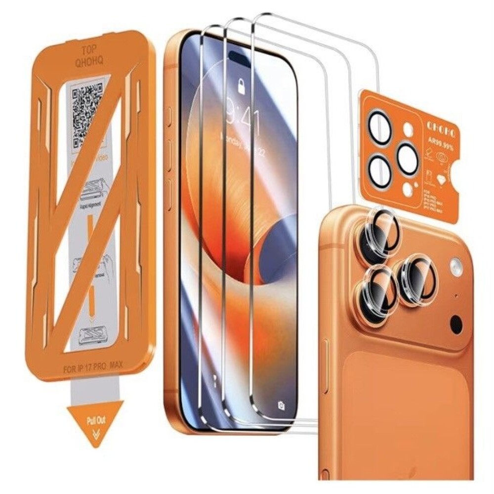 iPhone 17 Pro Max 6.9 Inch New 3 Pack Screen Protector Transparent